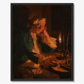 A Scientist Seated at a Desk by Candlelight by Anna Dorothea Therbusch - thumbnail_1_bf_6710403d762cab4eff7871dc